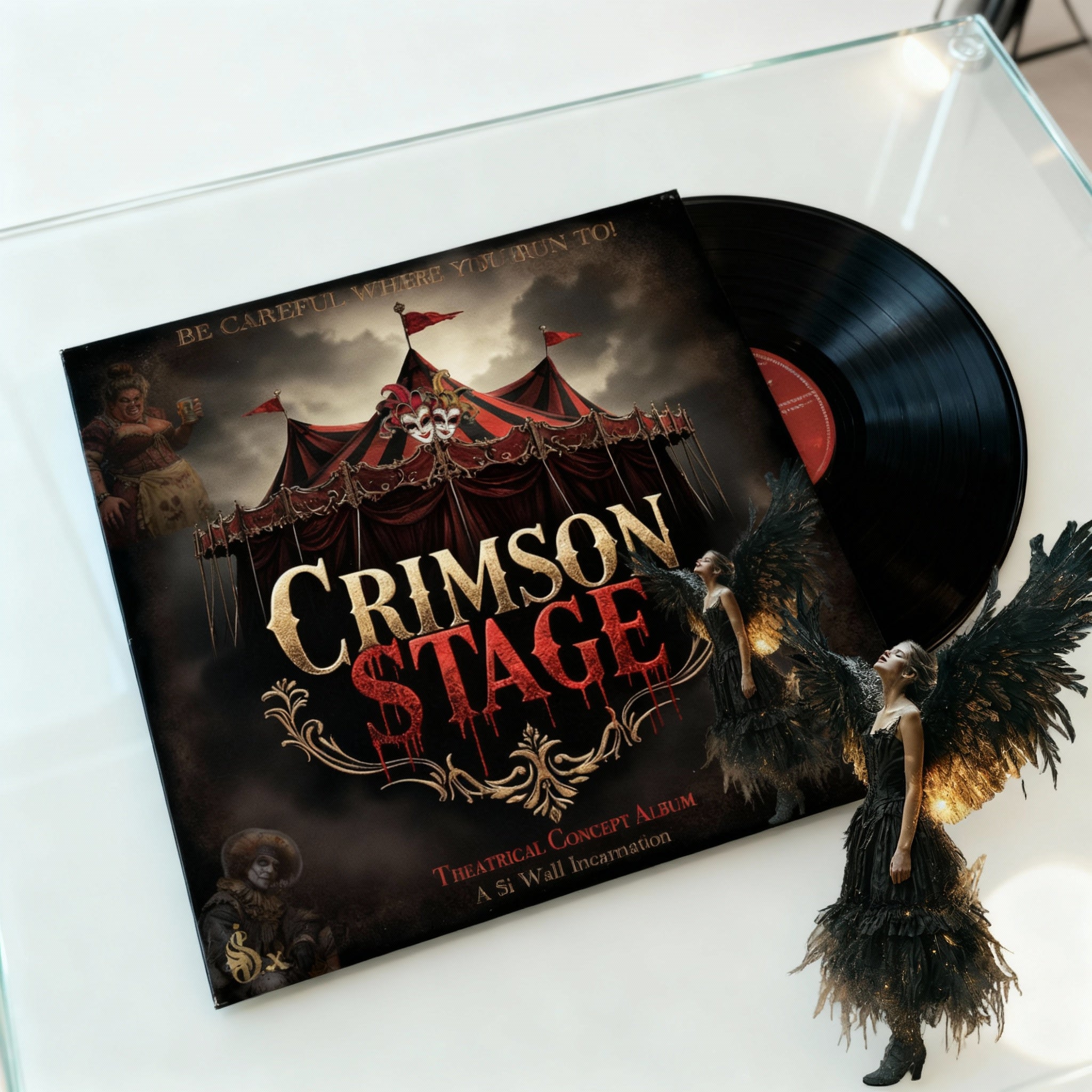 Limited Edition Crimson Stage Vinyl Concept Album